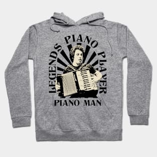 Classic Piano Player 1970s Hoodie